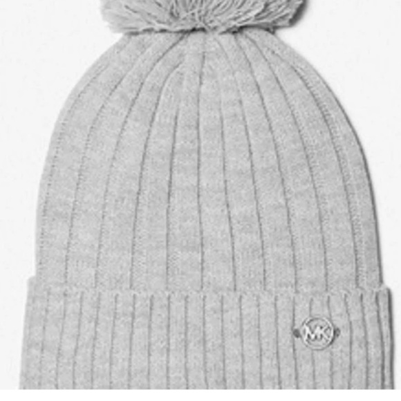 MICHAEL KORS Pom Pom Knit Beanie main image 5
